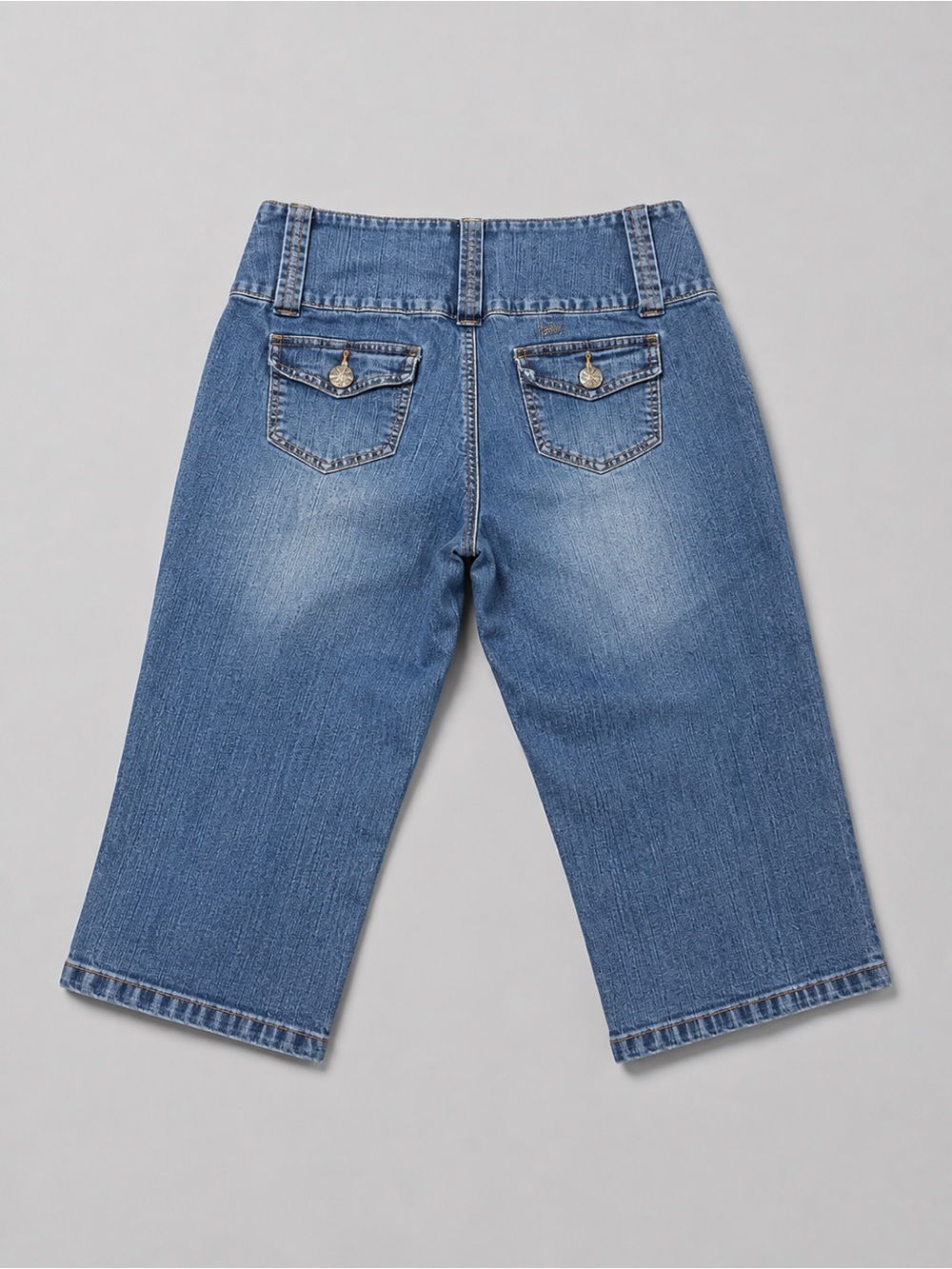 Younique Women's Low Rise Y2K Capri Jeans - Size 11 - Picture 4 of 11